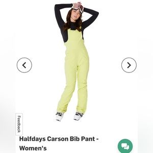 NWT Halfdays Carson Bib Pant